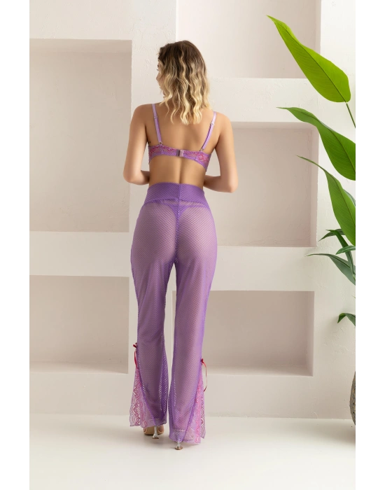 BRALET, PANTOLON, STRİNG TAKIM LİLA (32106)