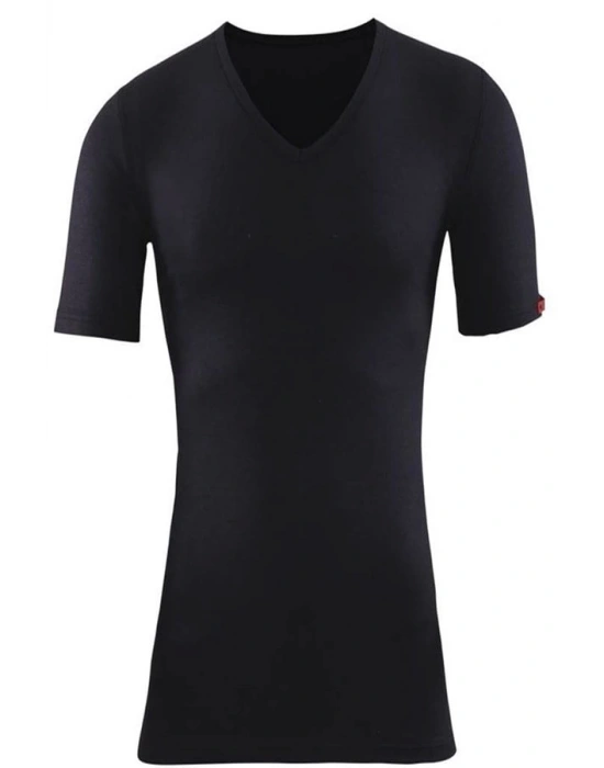 Bsm Unisex V Yaka Kısa Kol Termal Body 10303