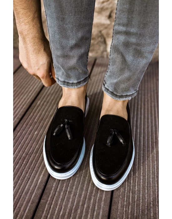 CH002 - CBT Loafer Pelle Erkek Ayakkabı SIYAH