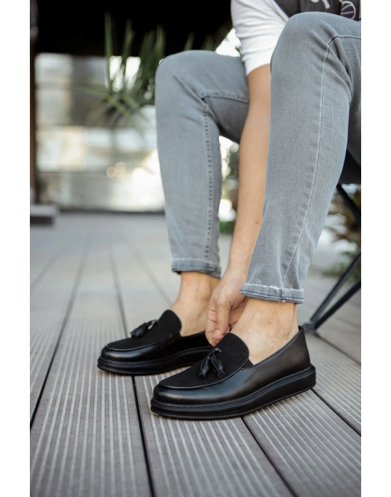 CH002 - CST Loafer Pelle Erkek Ayakkabı SIYAH