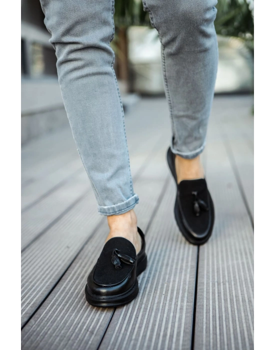 CH002 - CST Loafer Pelle Erkek Ayakkabı SIYAH