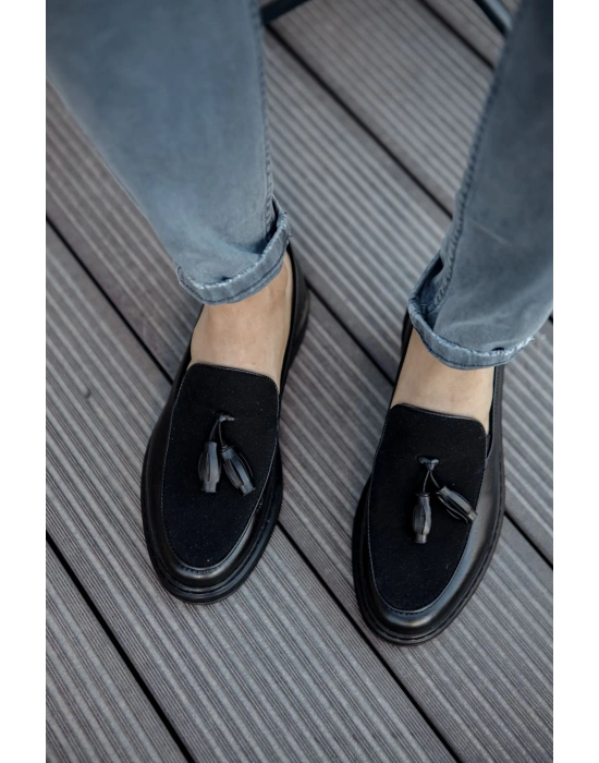 CH002 - CST Loafer Pelle Erkek Ayakkabı SIYAH