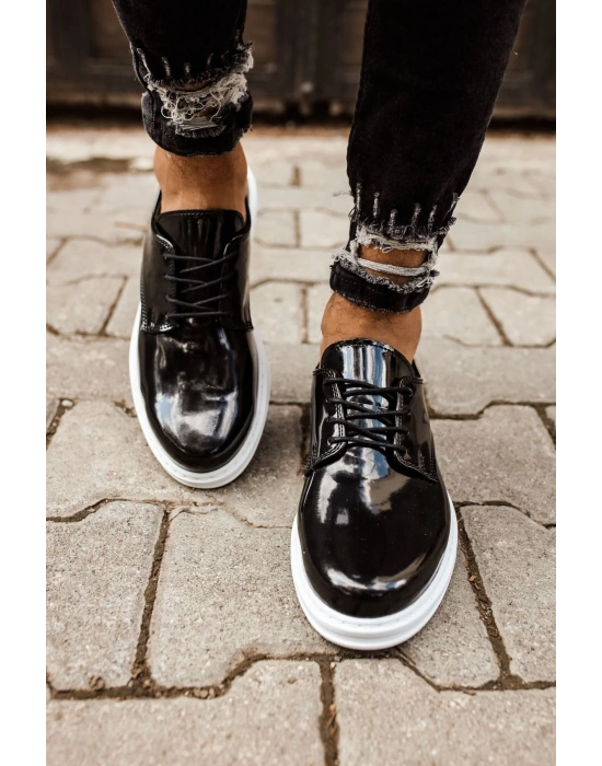 CH003 - RBT Pelle Verniciata Classica Erkek Ayakkabı SIYAH