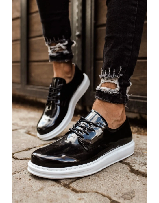 CH003 - RBT Pelle Verniciata Classica Erkek Ayakkabı SIYAH