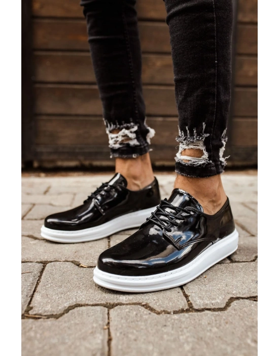 CH003 - RBT Pelle Verniciata Classica Erkek Ayakkabı SIYAH