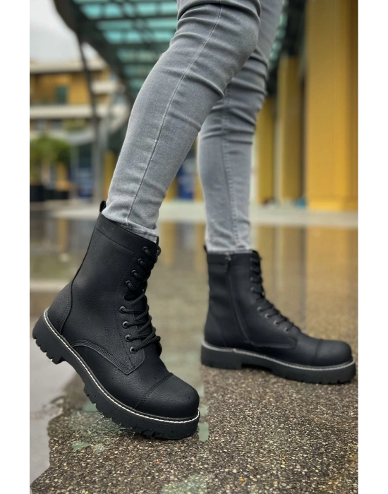 CH009 - CST Military Erkek Bot SIYAH