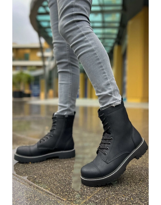 CH009 - CST Military Erkek Bot SIYAH