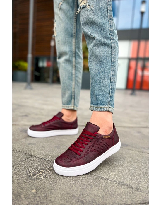 Ch015 Cbt First Edition Erkek Ayakkabı Bordo Erkek Günlük Ayakkabı