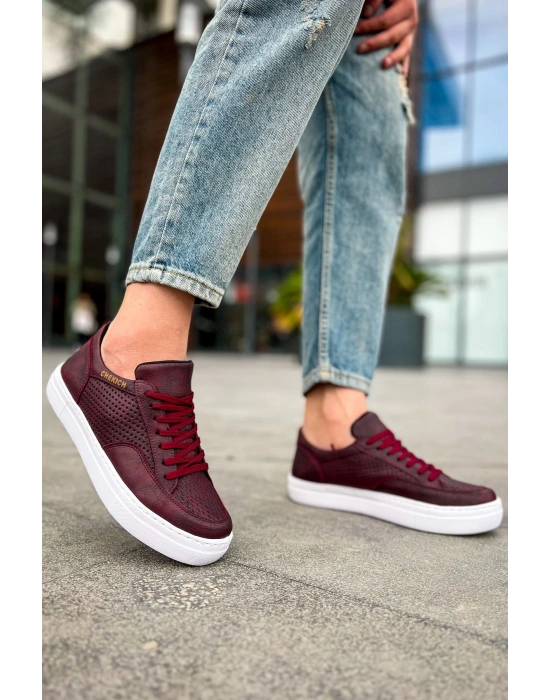 Ch015 Cbt First Edition Erkek Ayakkabı Bordo Erkek Günlük Ayakkabı