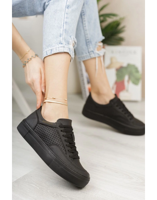 CNT009 Cilt Deri Kadın Yan Omuz Çantası SIYAH