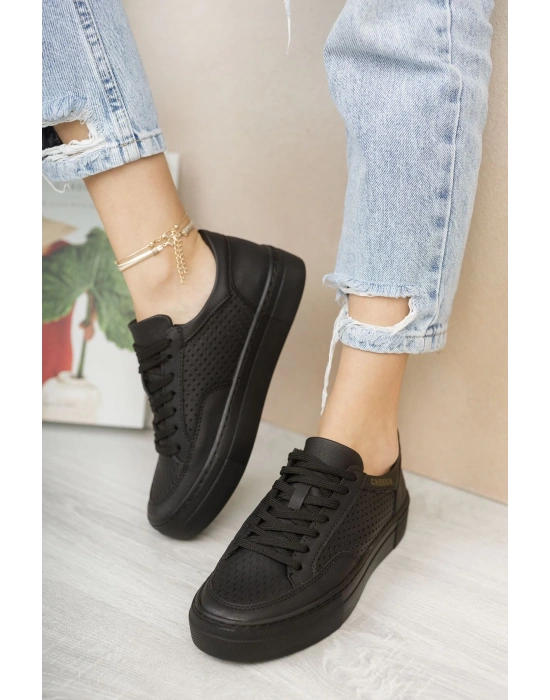 CNT009 Cilt Deri Kadın Yan Omuz Çantası SIYAH