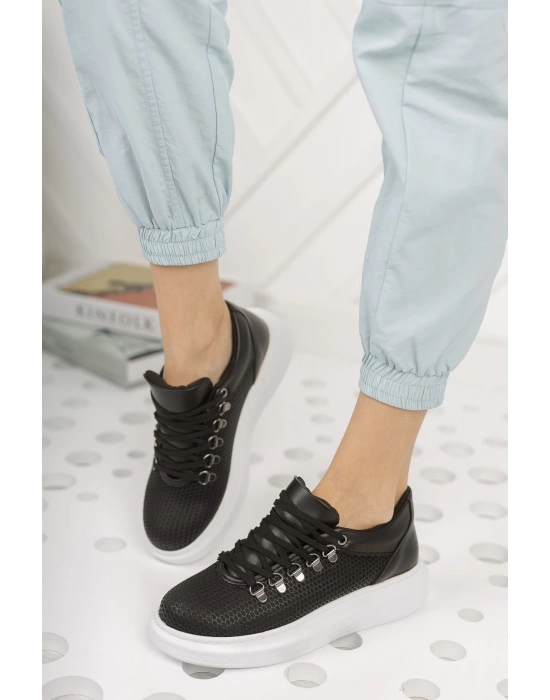 Ch021 Cbt Favo Kadın Ayakkabı Siyah Kadın Spor Ayakkabı