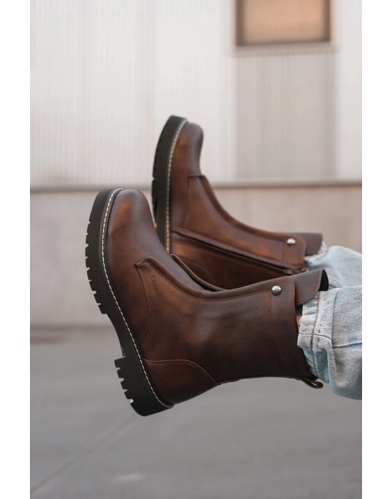 CH027 - CST Quebec Erkek Bot KAHVE