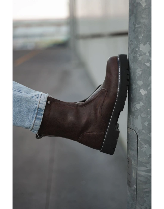 CH027 - CST Quebec Erkek Bot KAHVE