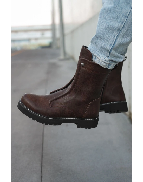 CH027 - CST Quebec Erkek Bot KAHVE