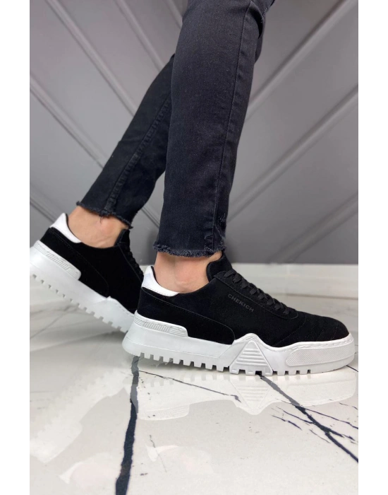 CH037 - SBT Erkek Ayakkabı SIYAH/BEYAZ