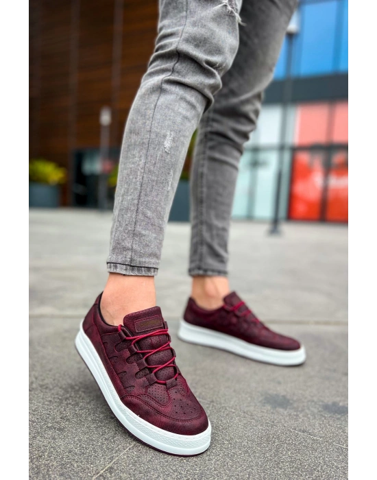 Ch040 Cbt C-rey Erkek Ayakkabı Bordo Erkek Günlük Ayakkabı