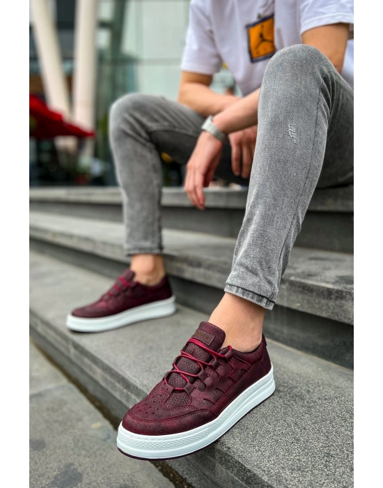 Ch040 Cbt C-rey Erkek Ayakkabı Bordo Erkek Günlük Ayakkabı