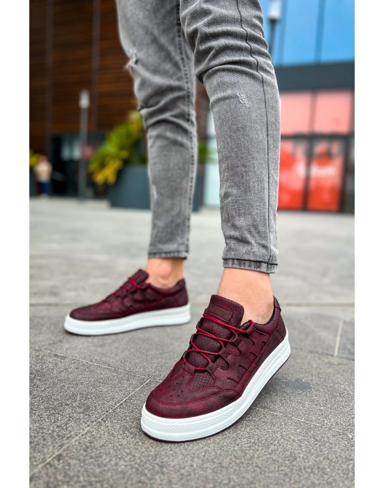 Ch040 Cbt C-rey Erkek Ayakkabı Bordo Erkek Günlük Ayakkabı