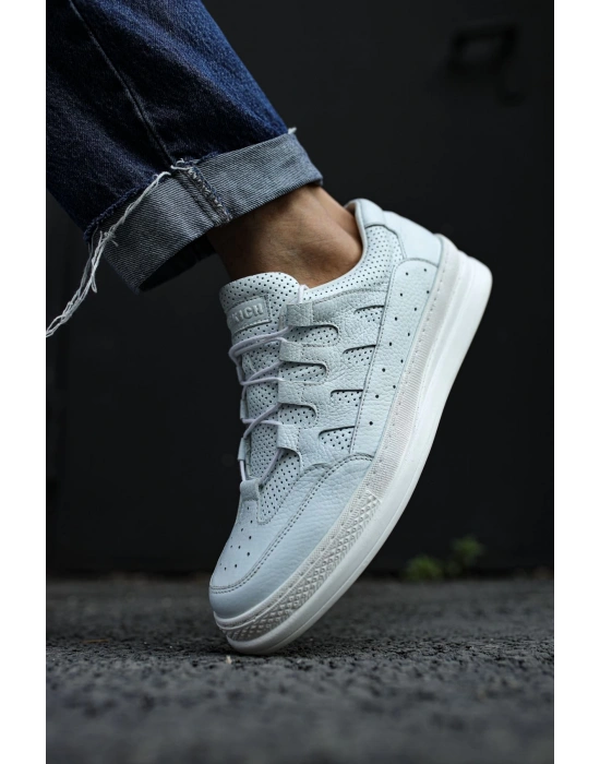 Ch040 Dbt C-rey Deri Erkek Ayakkabı Beyaz Erkek Spor Ayakkabı