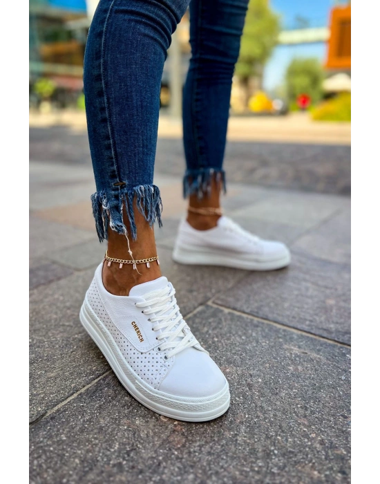 Ch043 Cbt Cowien Kadın Ayakkabi Beyaz Kadın Spor Ayakkabı