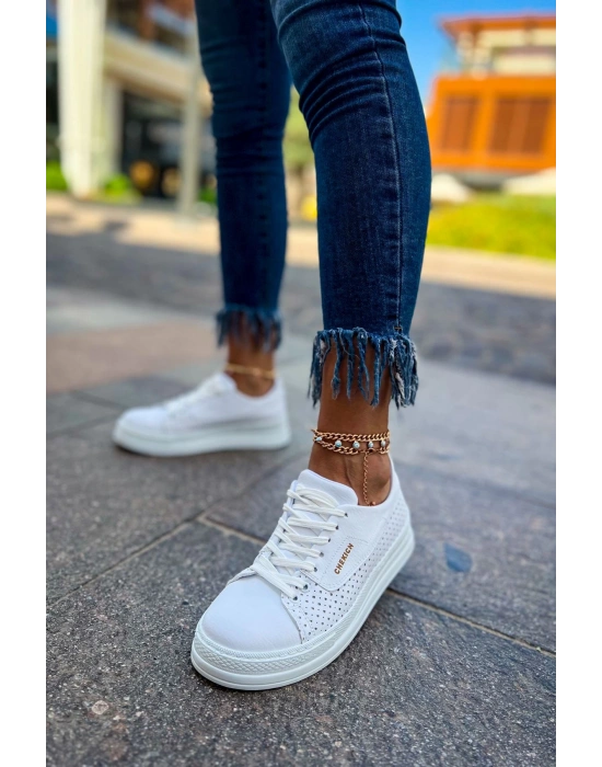 Ch043 Cbt Cowien Kadın Ayakkabi Beyaz Kadın Spor Ayakkabı