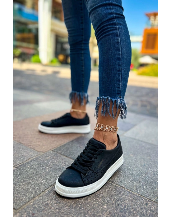 Ch043 Cbt Cowien Kadın Ayakkabi Siyah Kadın Spor Ayakkabı