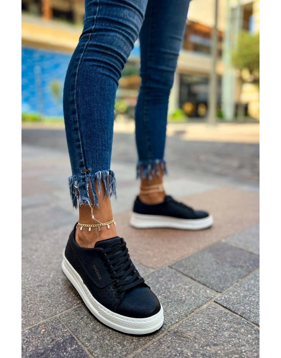 Ch043 Cbt Cowien Kadın Ayakkabi Siyah Kadın Spor Ayakkabı