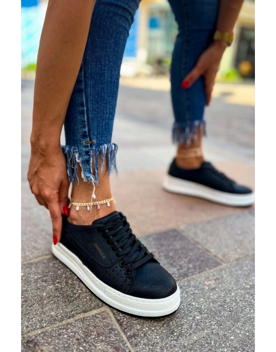 Ch043 Cbt Cowien Kadın Ayakkabi Siyah Kadın Spor Ayakkabı