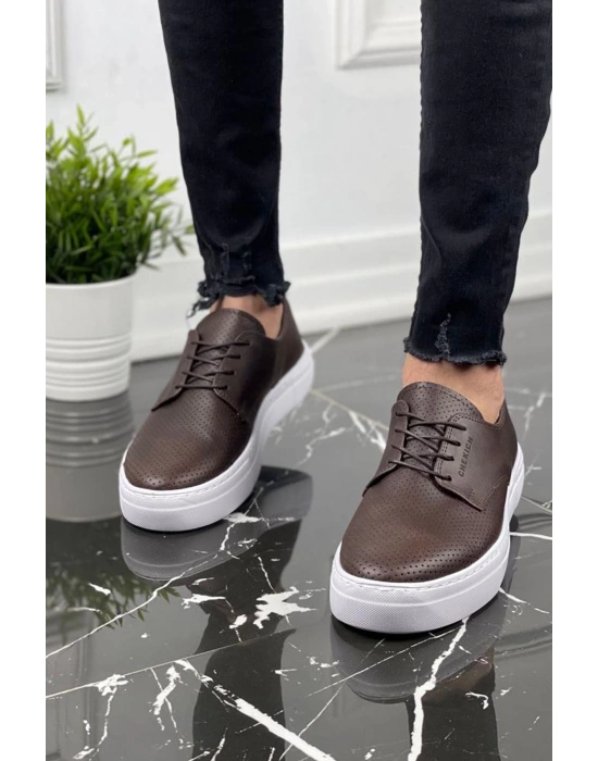 Ch061 Cbt Rex Erkek Ayakkabı Kahve Erkek Günlük Ayakkabı