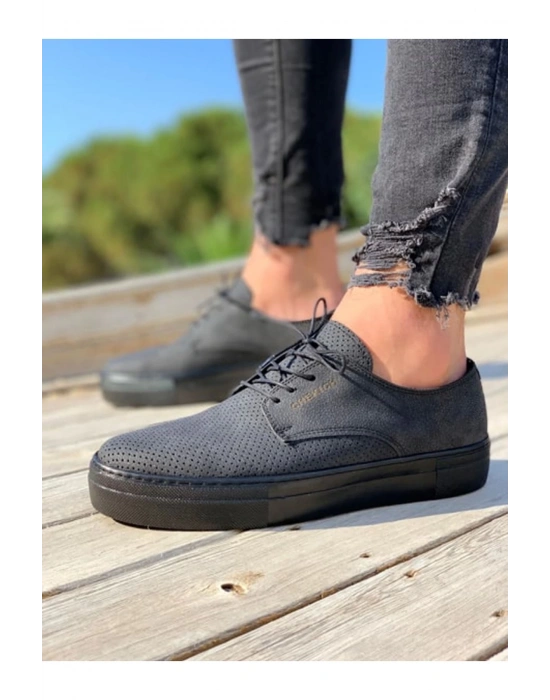 Ch061 Cst Rex Erkek Ayakkabı Siyah Erkek Günlük Ayakkabı