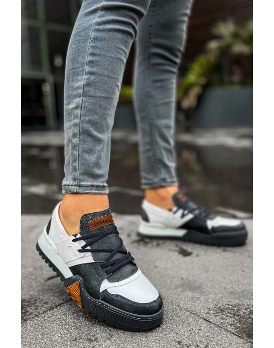 Ch067 Gabt Warrem Erkek Ayakkabı Antrasit/byz(57-10) Erkek Günlük Ayakkabı