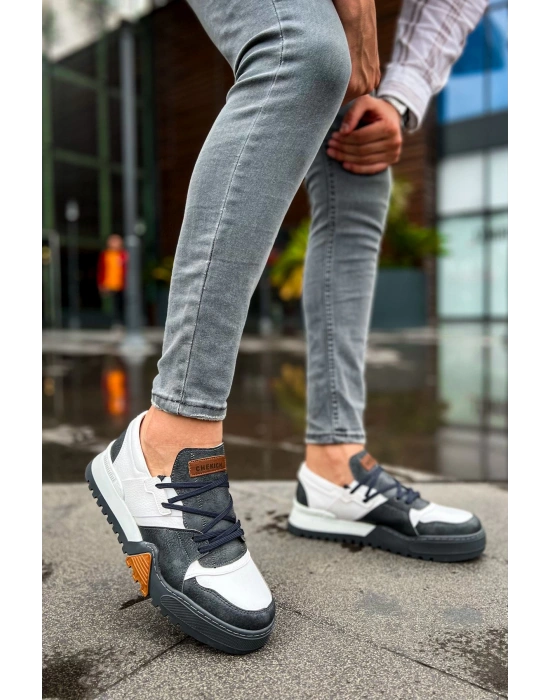 Ch067 Gabt Warrem Erkek Ayakkabı Antrasit/byz(57-10) Erkek Günlük Ayakkabı