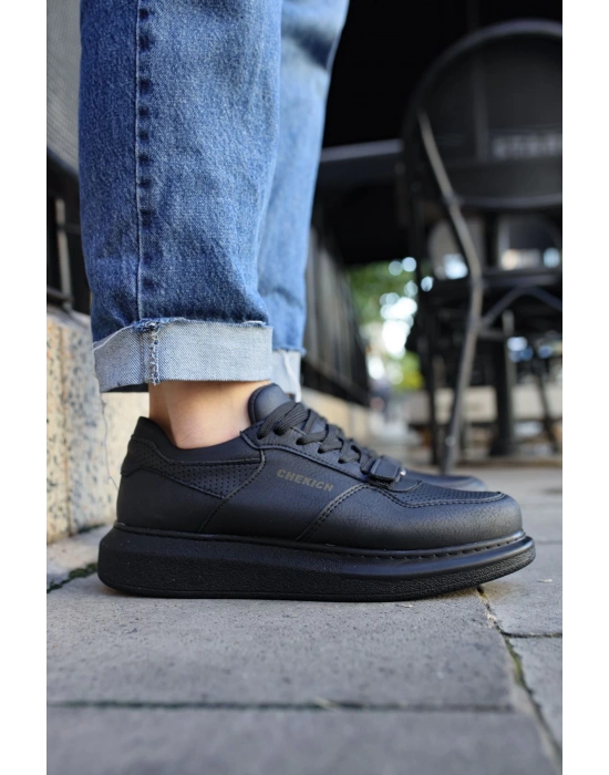 Ch073 Cst Flatline Erkek Ayakkabı Siyah Erkek Günlük Ayakkabı