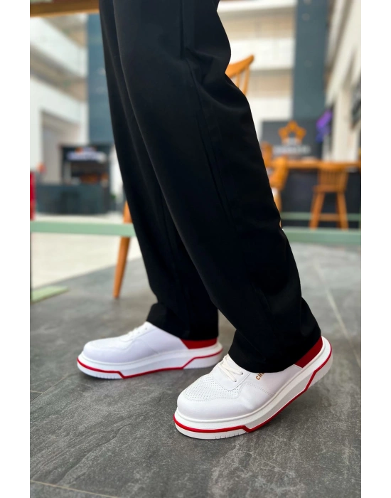 Ch075 Cbt Signature Erkek Ayakkabı Beyaz/kirmizi Erkek Spor Ayakkabı