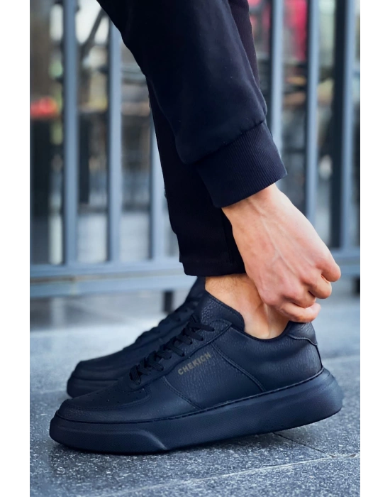 Ch087 Cst Kenton Erkek Ayakkabı Siyah/siyah Erkek Günlük Ayakkabı