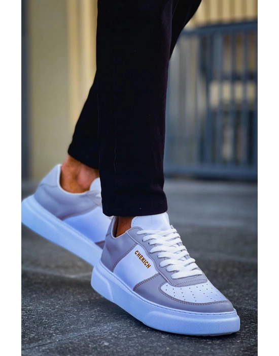 Ch087 Fbt Kenton Erkek Ayakkabı Beyaz/gri Erkek Günlük Ayakkabı