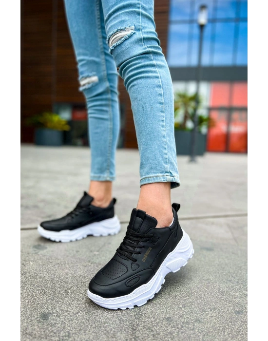 CH089 - CBT Low Top Lace Up Erkek Ayakkabı SIYAH