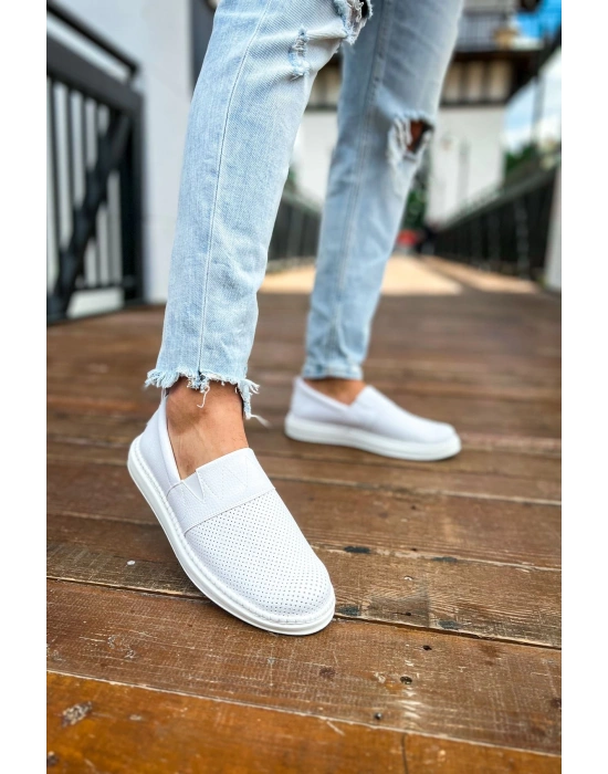 Ch091 Rbt Brecon Erkek Ayakkabı Beyaz Erkek Günlük Ayakkabı