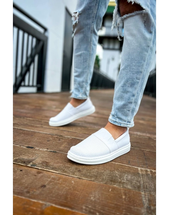 Ch091 Rbt Brecon Erkek Ayakkabı Beyaz Erkek Günlük Ayakkabı