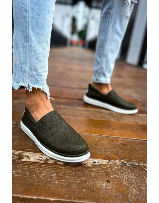 Ch091 Rbt Brecon Erkek Ayakkabı Haki Erkek Günlük Ayakkabı