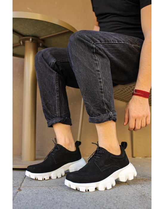 Ch093 Sbt Castle Erkek Ayakkabı Siyah Erkek Günlük Ayakkabı