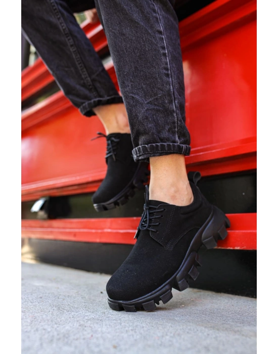 Ch093 Sst Castle Erkek Ayakkabı Siyah Erkek Günlük Ayakkabı