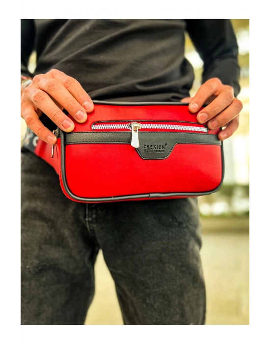 CH101 Poani Tablet Erkek Çanta SIYAH - KIRMIZI