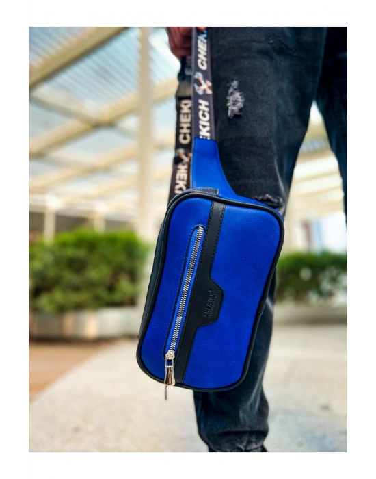 CH101 Poani Tablet Erkek Çanta SIYAH/MAVI