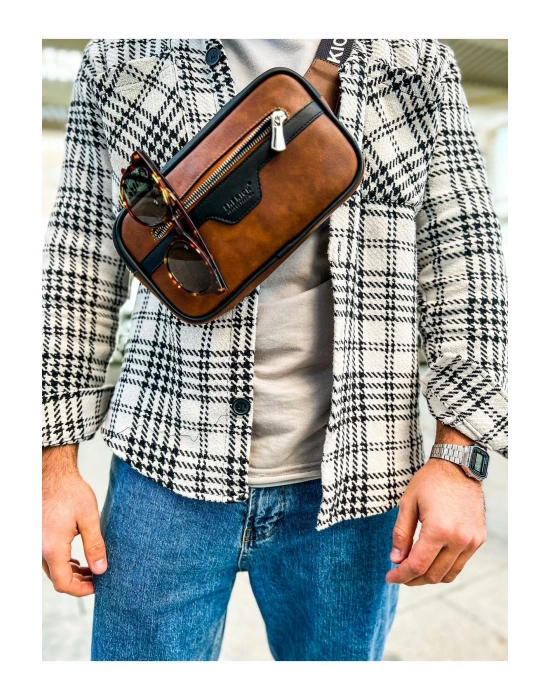 CH101 Poani Tablet Erkek Çanta SIYAH/TABA