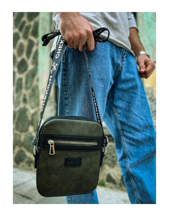 CH102 Stealht Kare Erkek Çanta SIYAH / HAKI