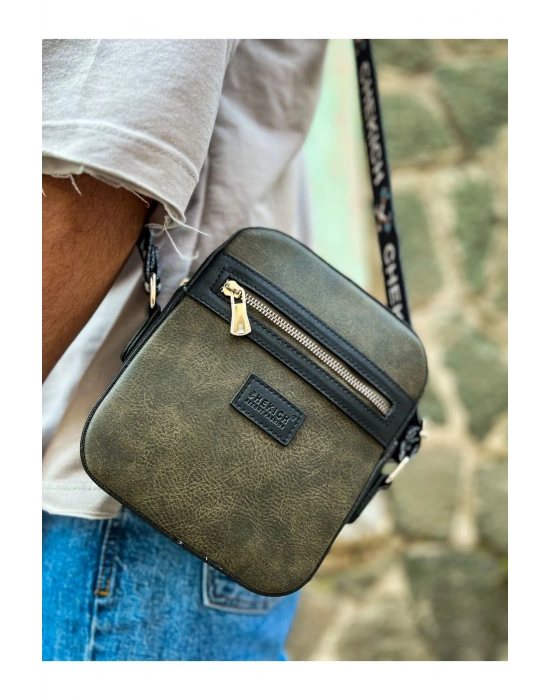 CH102 Stealht Kare Erkek Çanta SIYAH / HAKI