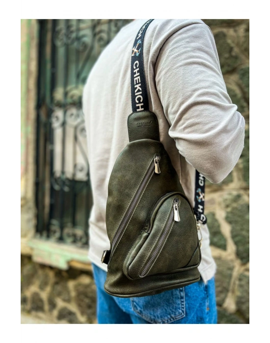 CH103 Astranite Üçgen Erkek Çanta HAKI