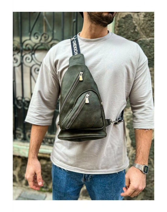 CH103 Astranite Üçgen Erkek Çanta HAKI